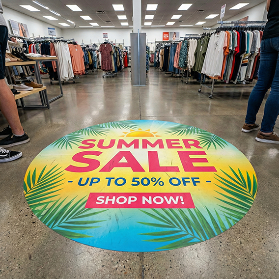 Indoor Floor Graphics by Royal Printing Solutions